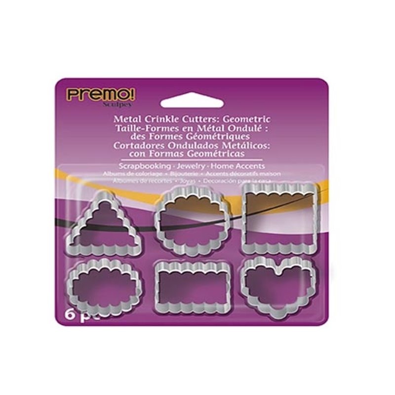 CORTADORES SCULPEY FORMAS GEOMETRICAS 6 UDS COD AMCC