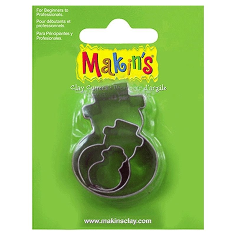 CORTADORES MAKINS MUÑECOS DE NIEVE SET 3 UDS COD 36015