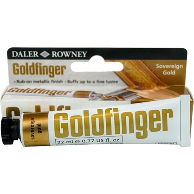 PASTA METALICA DALER ROWNEY GOLDFINGER TUBO 22 ML ORO SOBERANO COD 145008675