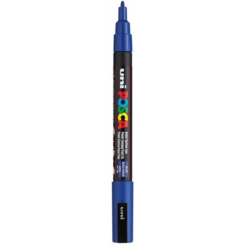 MARCADOR UNI POSCA PC3M 0.9-1.3 MM NUM 0300 AZUL COD PC3M0300