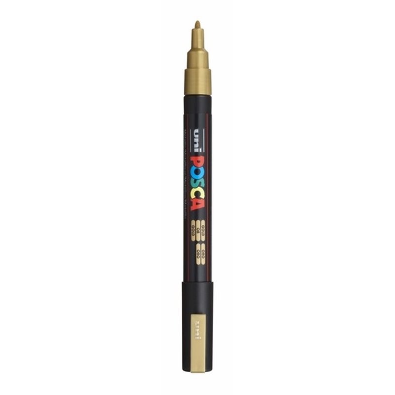 MARCADOR UNI POSCA PC3M 0.9-1.3 MM NUM 1300 ORO COD PC3M1300