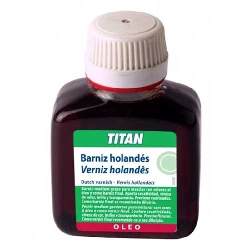 BARNIZ HOLANDES TITAN PARA OLEO 100 ML COD 003215