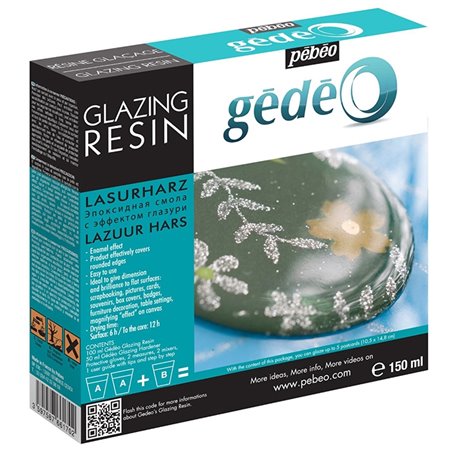 RESINA DE ESMALTADO PEBEO-GEDEO KIT 150 ML COD 766170