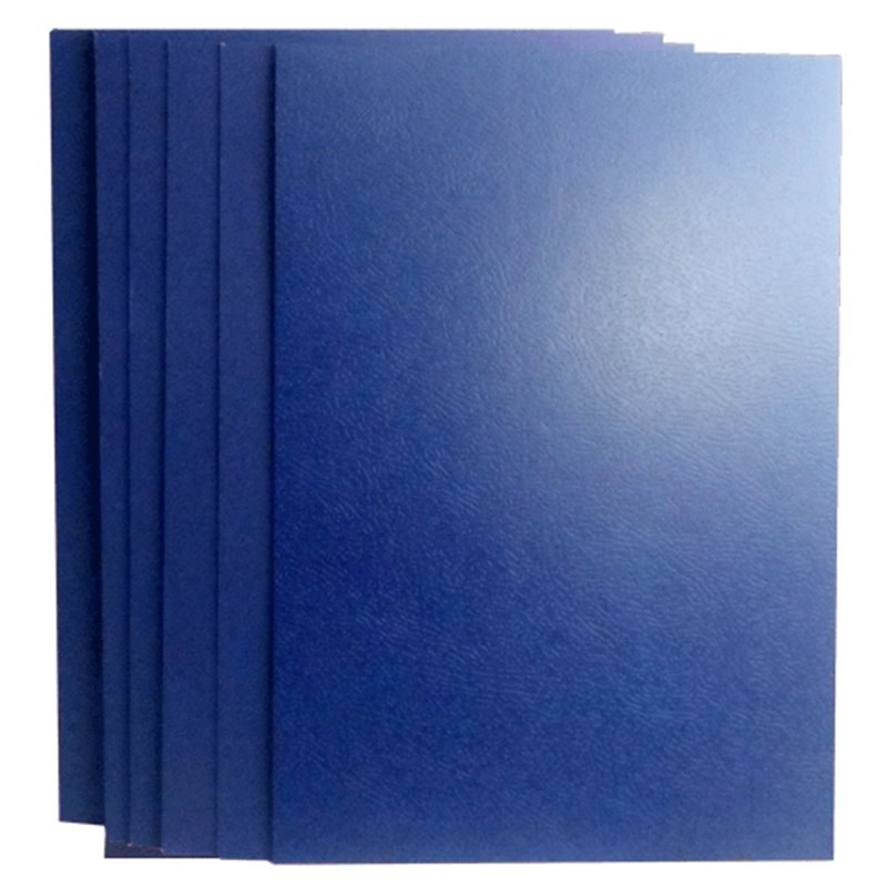 CARTON GOFRADO IPO A4 (21 x 29,7 CM) AZUL 0.90 MICRAS 10 UDS