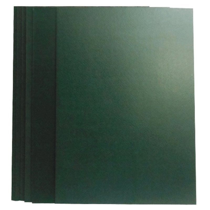 CARTON GOFRADO IPO A4 (21 x 29,7 CM) VERDE 0.90 MICRAS 10 UDS