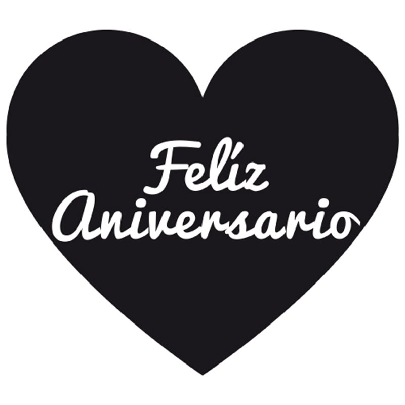 SELLO PARA SCRAPBOOK 3 X 3 CM MOD 10 FELIZ ANIVERSARIO