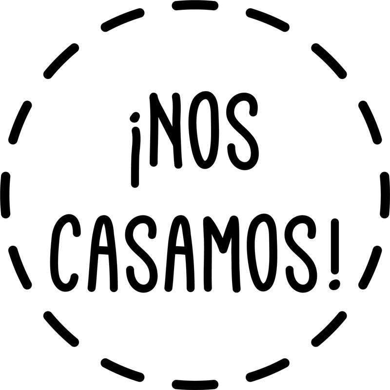 SELLO PARA SCRAPBOOK 3 X 3 CM MOD 30 NOS CASAMOS