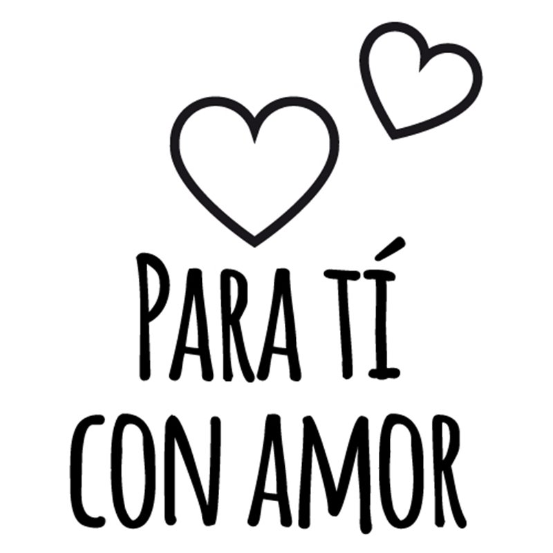 SELLO PARA SCRAPBOOK 3 X 3 CM MOD 36 PARA TI CON AMOR