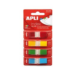 INDICE ADHESIVO APLI 12 X 45 MM NORMAL PACK 4 X 35 UDS COD 12483
