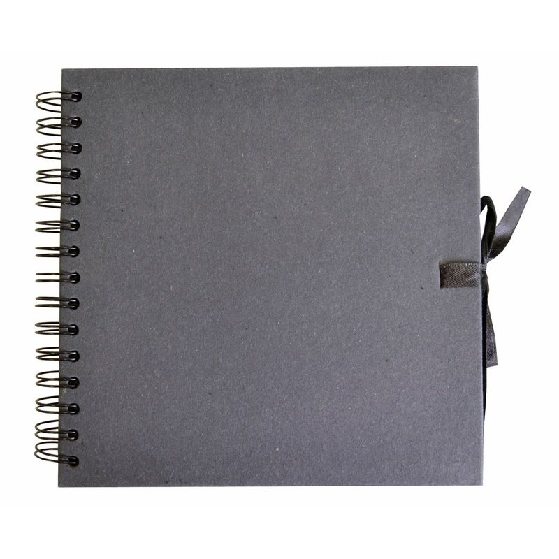 CUADERNO SCRAPBOOKS 20 X 20 CM ARTEMIO 40 HOJAS KRAFT NEGRO COD 11009018