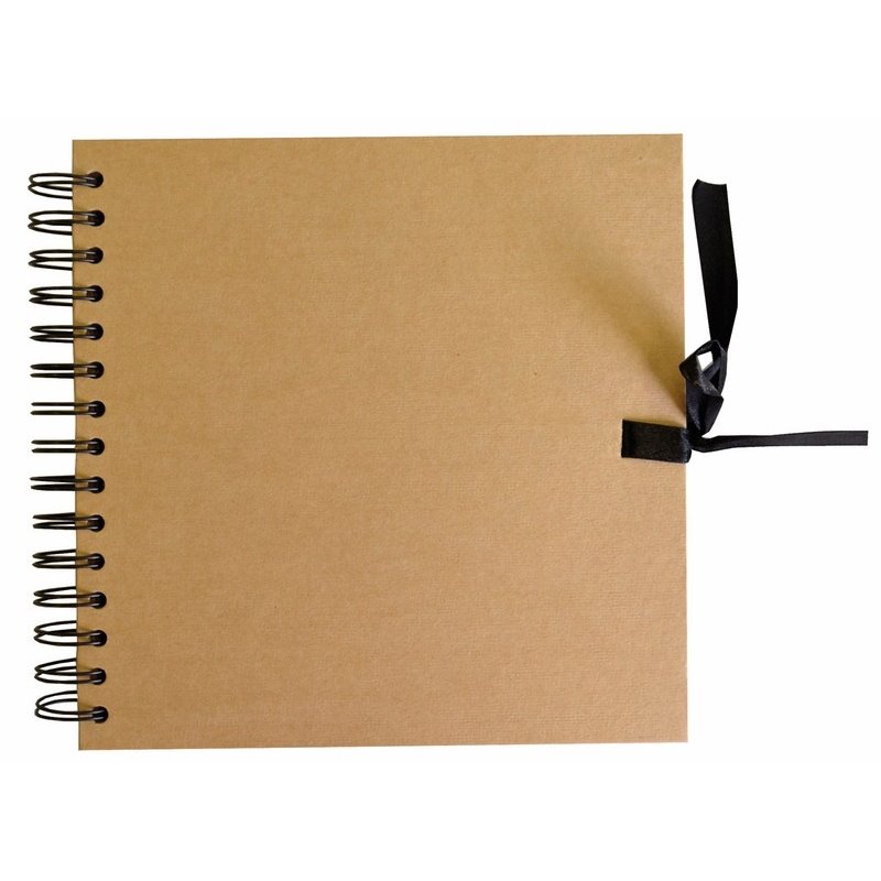 CUADERNO SCRAPBOOKS 20 X 20 CM ARTEMIO 40 HOJAS KRAFT NATURA COD 11009019