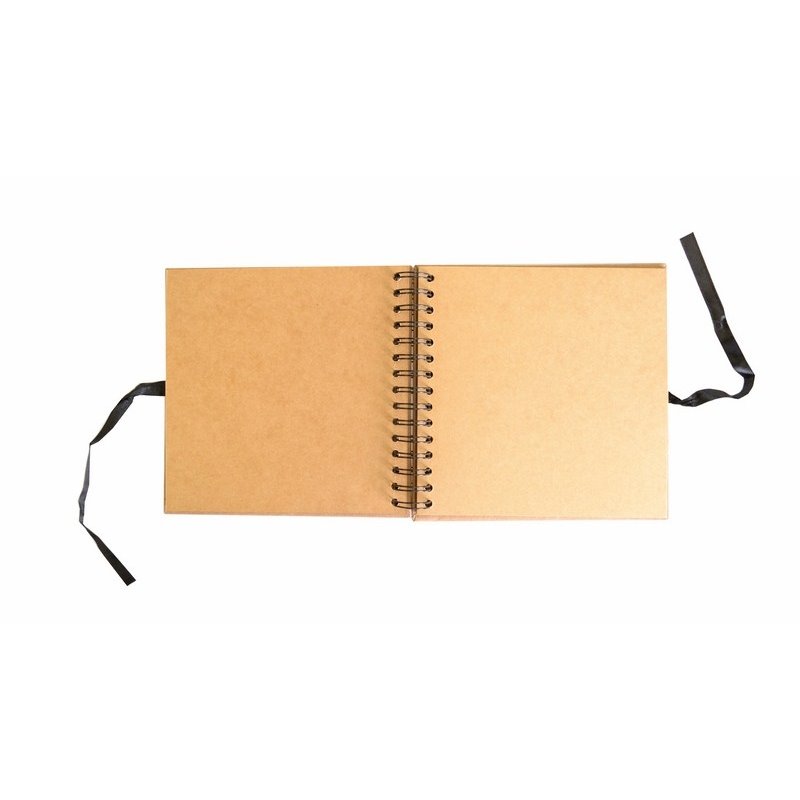 CUADERNO SCRAPBOOKS 20 X 20 CM ARTEMIO 40 HOJAS KRAFT NATURA COD 11009019