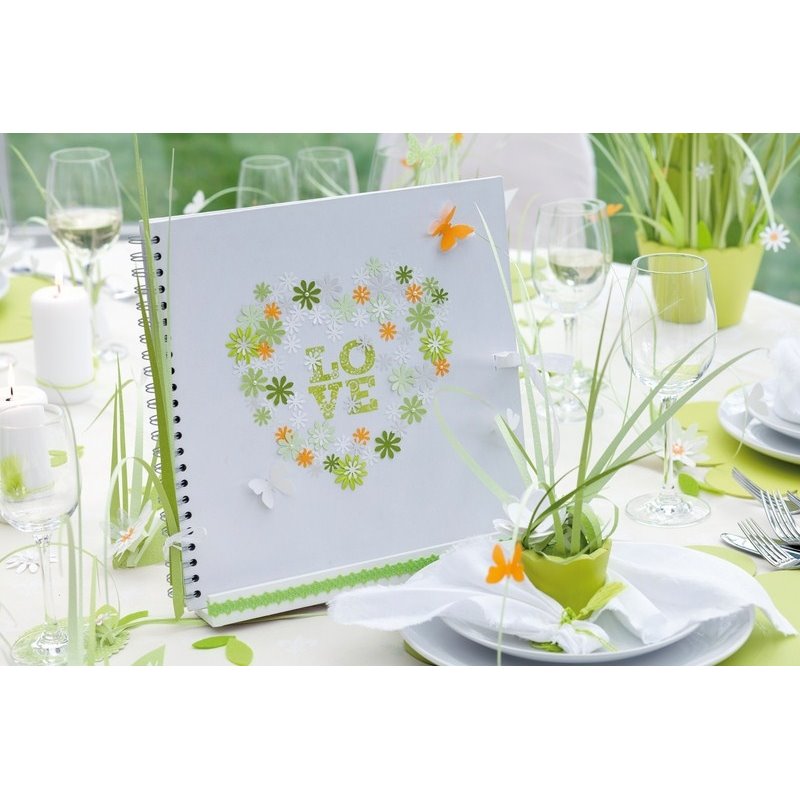CUADERNO SCRAPBOOKS 30 X 30 CM ARTEMIO 40 HOJAS KRAFT BLANCO COD 11010012
