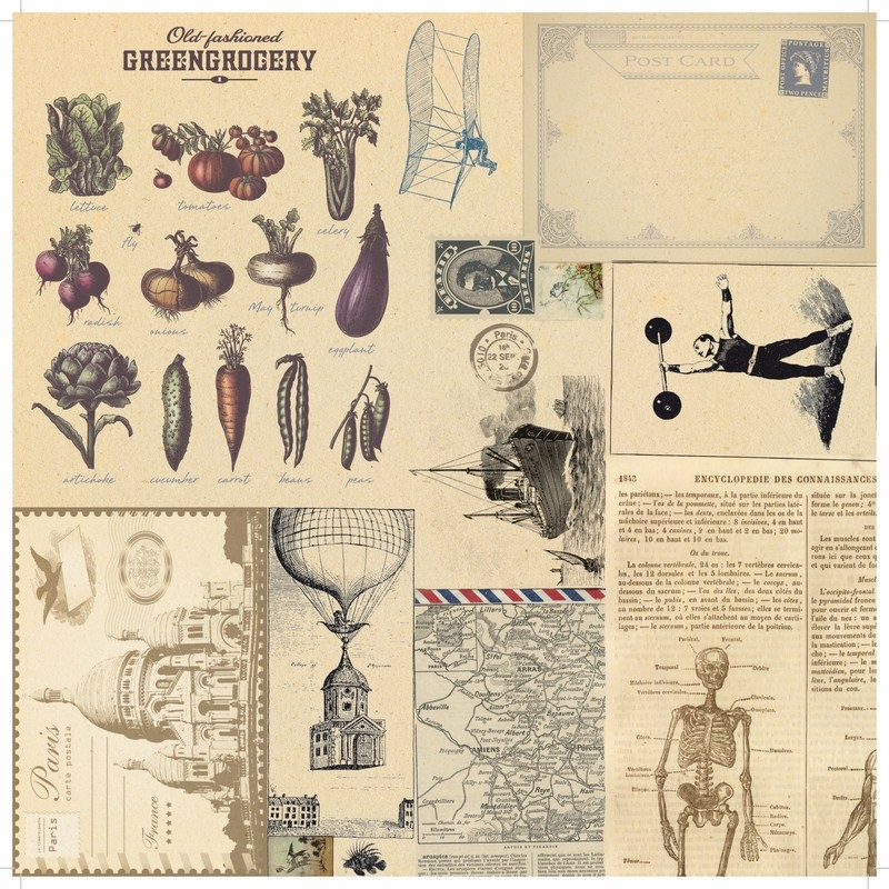 KIT SCRAPBOOKING ARTEMIO ALBUM OLDIES COD 11002153