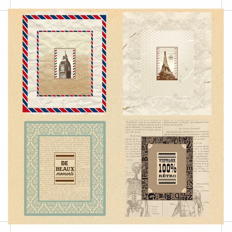 KIT SCRAPBOOKING ARTEMIO ALBUM OLDIES COD 11002153