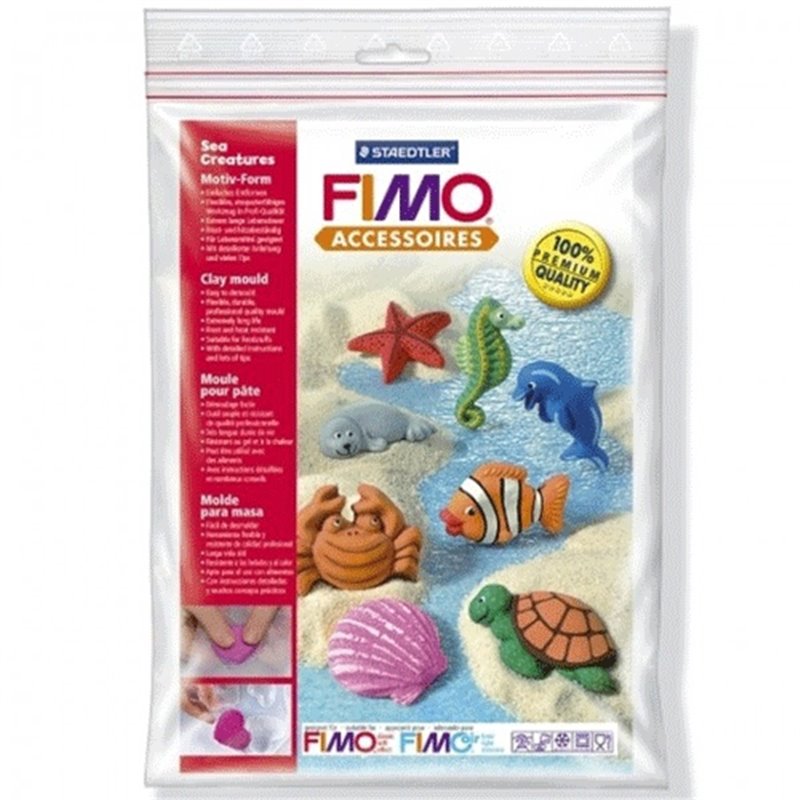 MOLDE FIMO ANIMALES MARINOS COD 8742 02