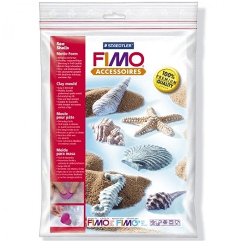 MOLDE FIMO CONCHAS MARINAS COD 8742 08