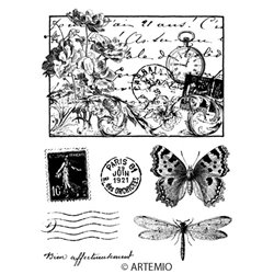 SELLOS TRANSPARENTE ARTEMIO FLORES COD 10001140