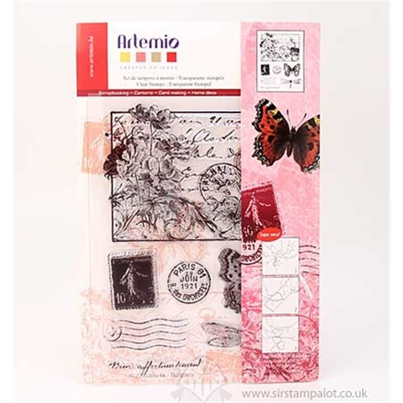 SELLOS TRANSPARENTE ARTEMIO FLORES COD 10001140