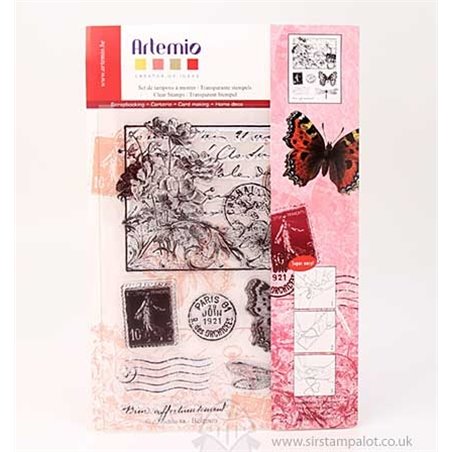 SELLOS TRANSPARENTE ARTEMIO FLORES COD 10001140