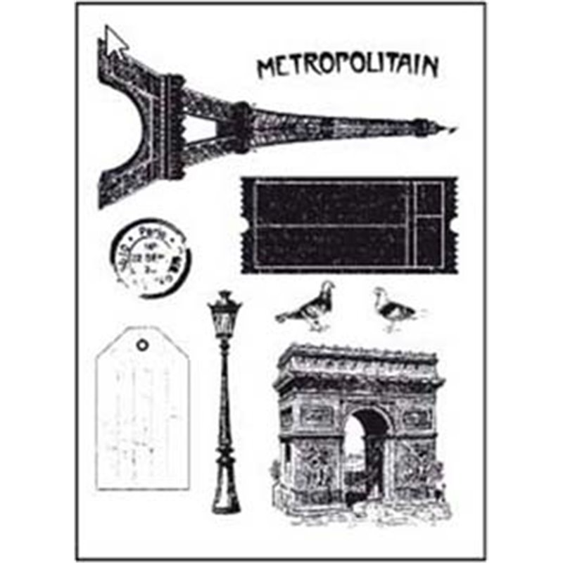 SELLOS TRANSPARENTE ARTEMIO PARIS VINT COD 10001172