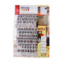 SELLOS TRANSPARENTE ARTEMIO ALFABETO COD 10001164