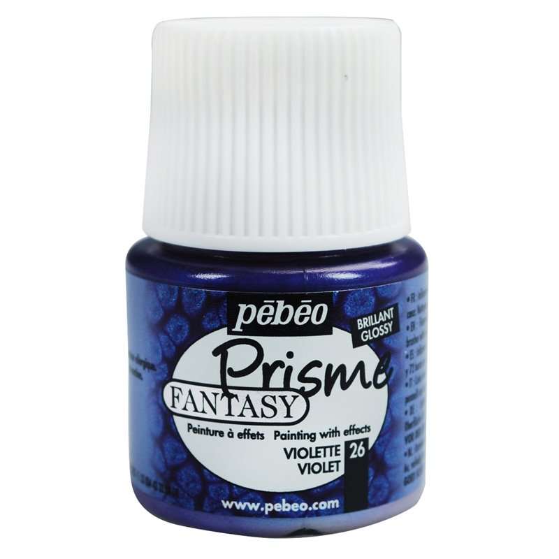 PINTURA PEBEO FANTASY PRISME 45 ML NUM 26 VIOLETA COD 166026