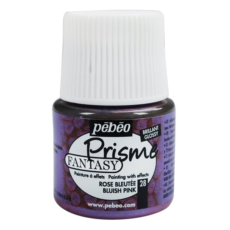 PINTURA PEBEO FANTASY PRISME 45 ML NUM 28 ROSA AZULADO COD 166028