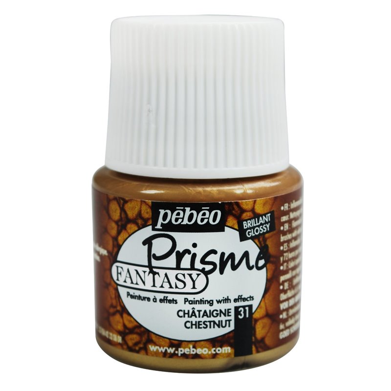 PINTURA PEBEO FANTASY PRISME 45 ML NUM 31 CASTAÑA COD 166031