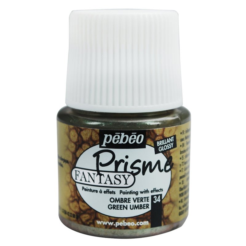 PINTURA PEBEO FANTASY PRISME 45 ML NUM 34 VERDE SOMBRA COD 166034