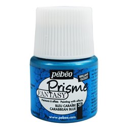 PINTURA PEBEO FANTASY PRISME 45 ML NUM 39 AZUL CARIBE COD 166039