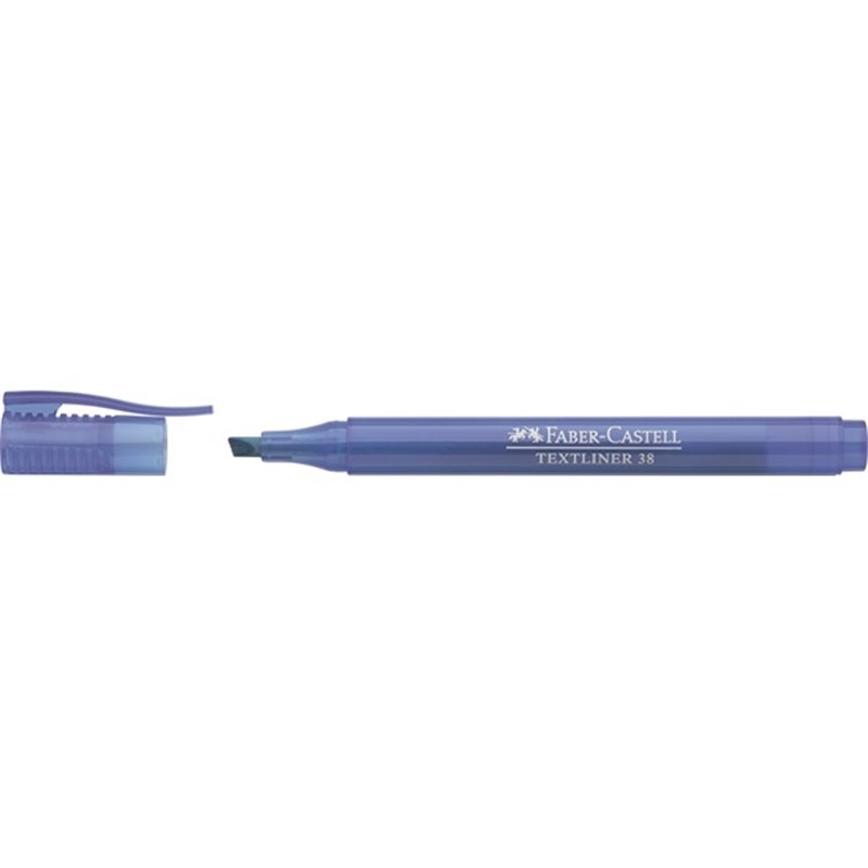 MARCADOR FABER CASTELL TEXTLINER 38 AZUL COD 157751