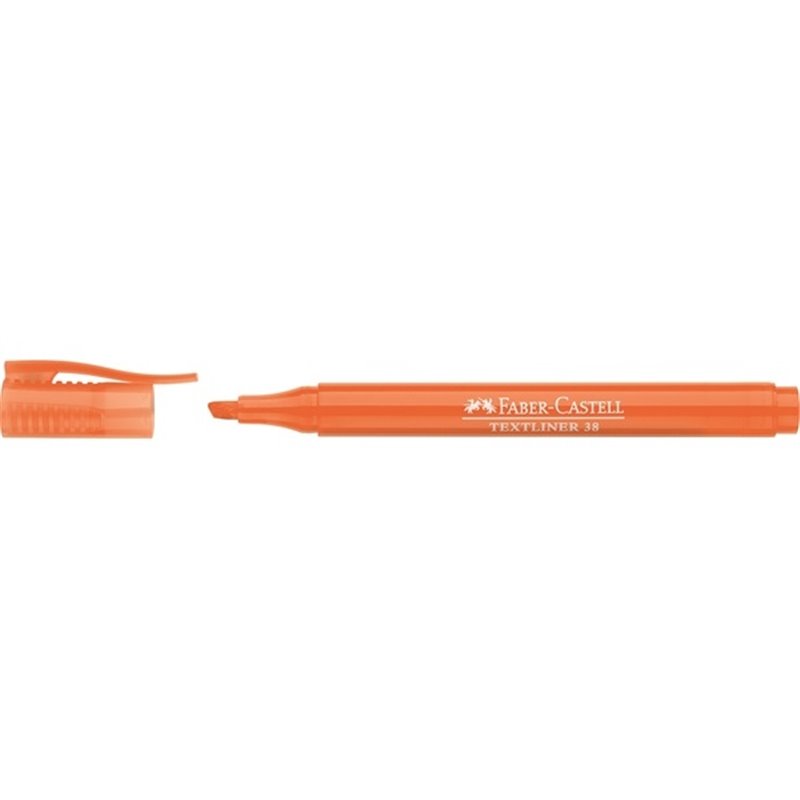 MARCADOR FABER CASTELL TEXTLINER 38 NARANJA COD 157715