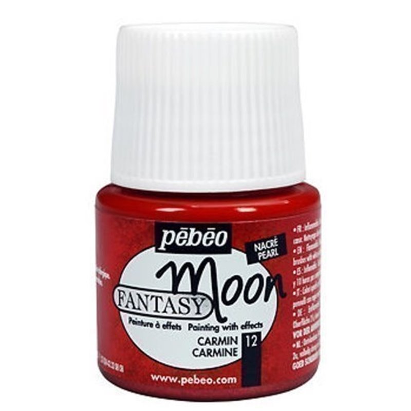 PINTURA PEBEO FANTASY MOON 45 ML NUM 12 CARMIN COD 167012