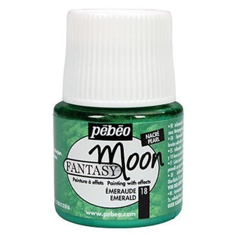 PINTURA PEBEO FANTASY MOON 45 ML NUM 18 ESMERALDA COD 167018