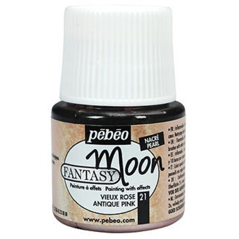 PINTURA PEBEO FANTASY MOON 45 ML NUM 21 ROSA VIEJO COD 167021