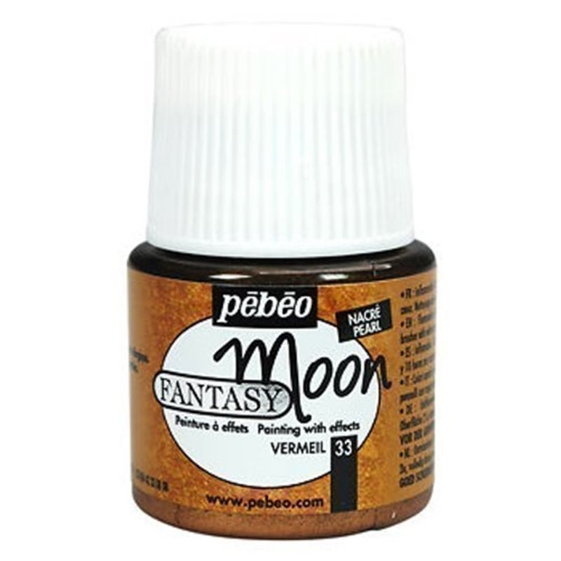 PINTURA PEBEO FANTASY MOON 45 ML NUM 33 BERMEJO COD 167033