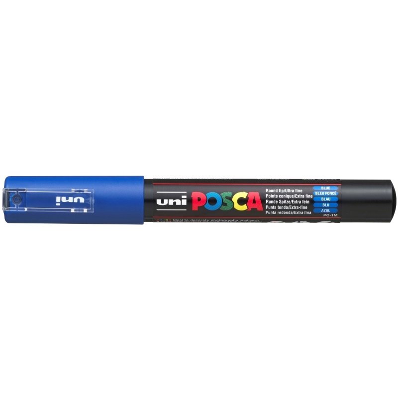 MARCADOR UNI POSCA PC1M 0.7 MM NUM 0300 AZUL COD PC1M00300