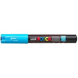 MARCADOR UNI POSCA PC1M 0.7 MM NUM 0320 AZUL CLARO COD PC1M00320