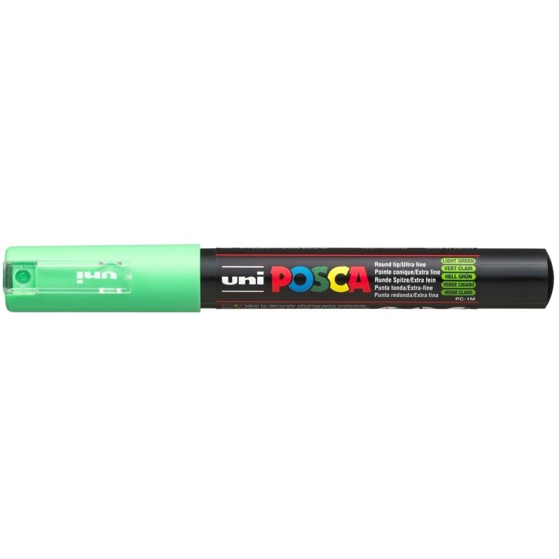 MARCADOR UNI POSCA PC1M 0.7 MM NUM 0520 VERDE CLARO COD PC1M00520