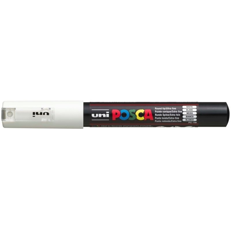 MARCADOR UNI POSCA PC1M 0.7 MM NUM 1400 BLANCO COD PC1M01400