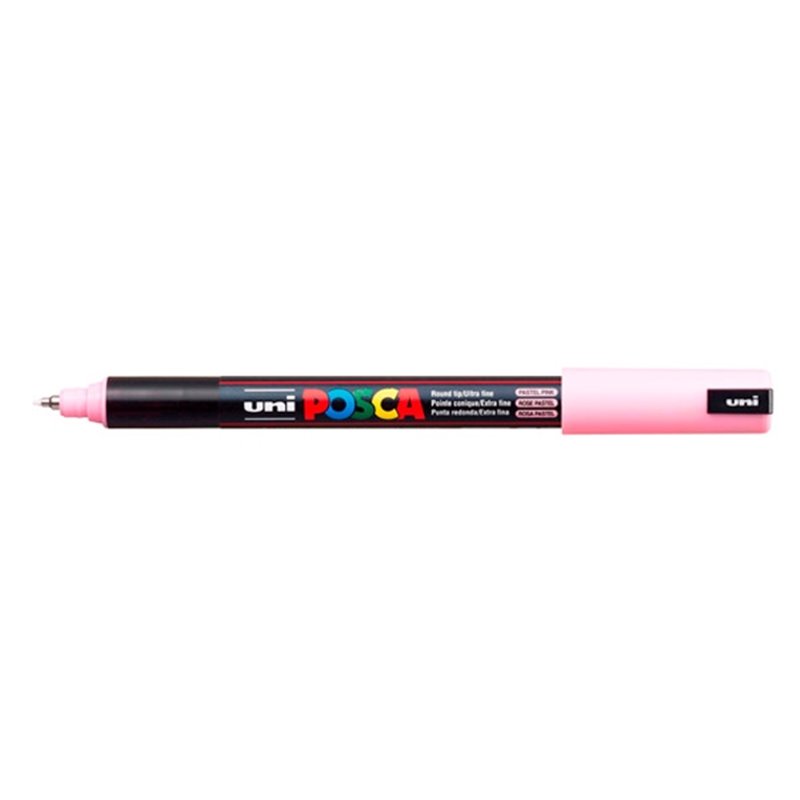 MARCADOR UNI POSCA PC1MR 0.4 MM NUM 0670 ROSA PASTEL COD PC1MR0670