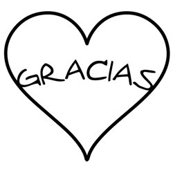 SELLO PARA SCRAPBOOK 3 X 3 CM MOD 55 GRACIAS