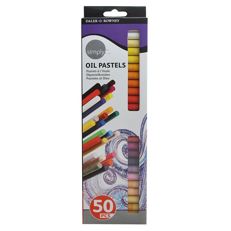 PASTEL AL OLEO DALER ROWNEY CAJA 50 BARRAS SURTIDAS COD 157500050