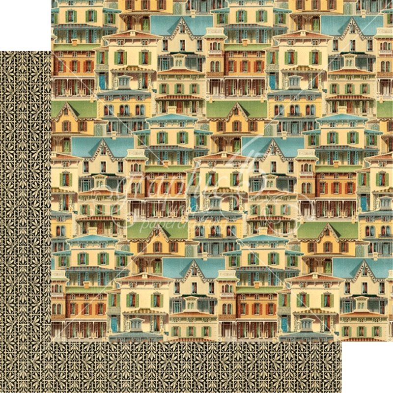 PAPEL SCRAP GRAPHIC45 ARTISAN STYLE 8'' x 8'' SET 24 PAPELES SURTIDOS COD 4501113