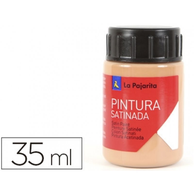 PINTURA SATINADA LA PAJARITA 35 ML L-05 SIENA OSCURO COD 111722