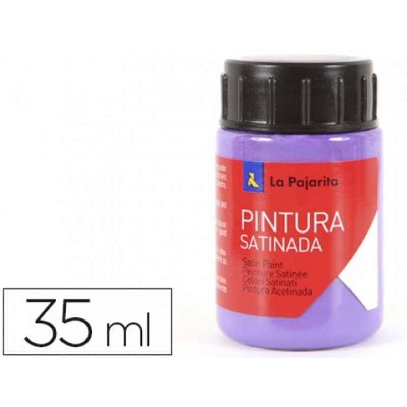 PINTURA SATINADA LA PAJARITA 35 ML L-13 VIOLETA COD 111422