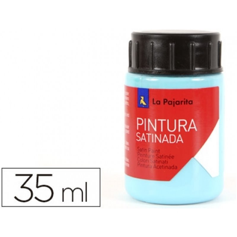 PINTURA SATINADA LA PAJARITA 35 ML L-14 AZUL PASTEL COD 112022