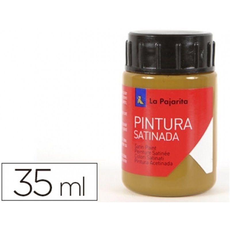 PINTURA SATINADA LA PAJARITA 35 ML L-15 SOMBRA TOSTADA COD 111822