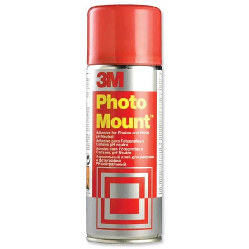 PEGAMENTO 3M PHOTOMOUNT PH NEUTRO SPRAY 400 ML COD 3175